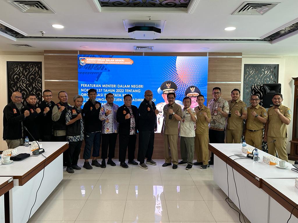 Audiensi Komascipol Kepada Ditjen Bina Adwil Kemendagri