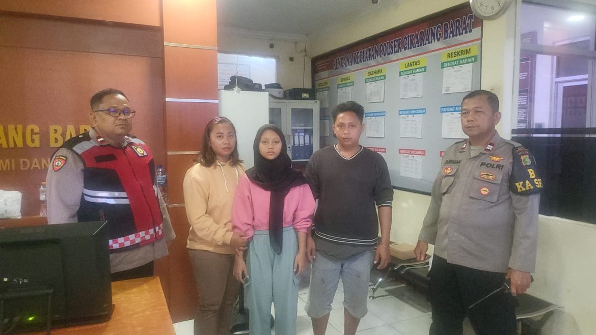 Polsek Cikarang Barat Selamatkan Anak Perempuan Korban Dugaan Penipuan Polsek Cikarang Barat Selamatkan Anak Perempuan Korban Dugaan Penipuan