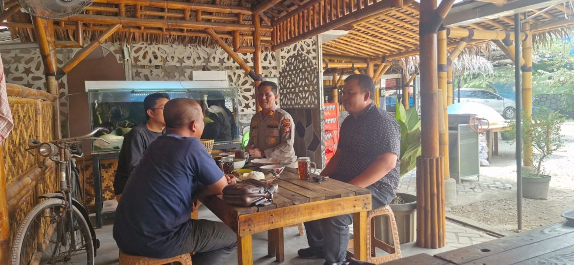 Sambangi Tokoh Masyarakat, Kapolsek Serang Baru Ajak Bersinergi Kamtibmas