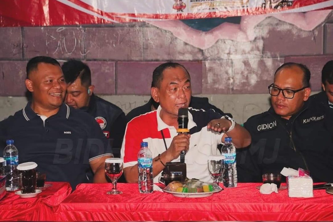 Kapolres & Dandim 0502 Ngopi Kamtibmas di Rawa Badak Selatan