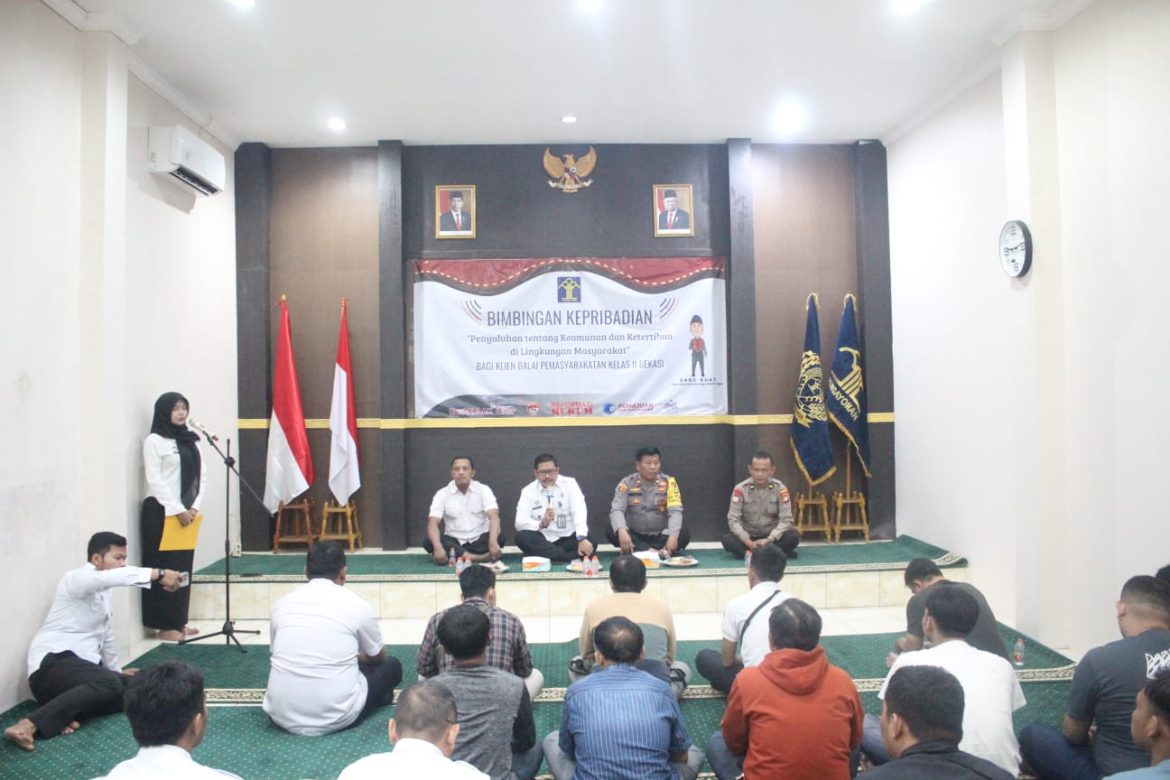 Wakapolsek Cikarang Pusat Berikan Penyuluhan Kepribadian, Keamanan, dan Ketertiban di Kantor Bapas Kelas II Cikarang