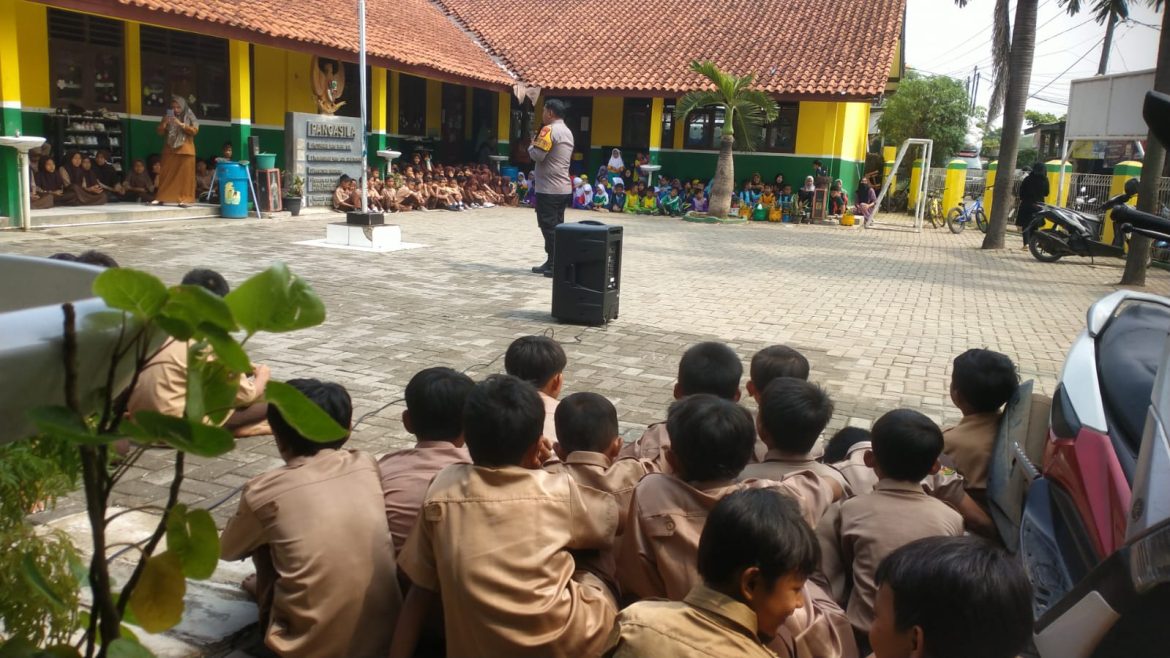 Polsek Serang Baru Berikan Sosialisasi dan Pembinaan Stop Tawuran dan Perundungan Dikalangan Pelajar Usia Dini