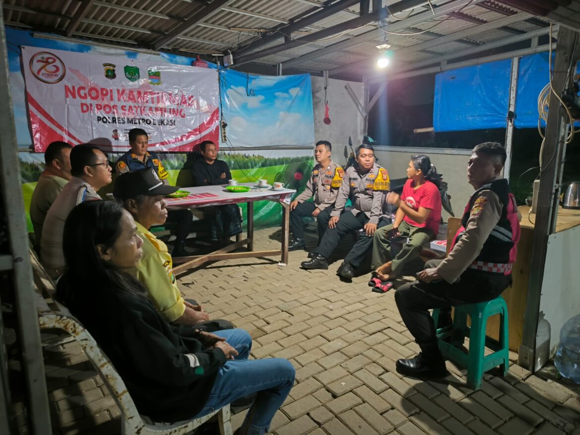 Jelang Nataru 2024, Polsek Serang Baru Ajak Masyarakat Untuk Toleransi Beragama dan Ciptakan Suasana Sejuk